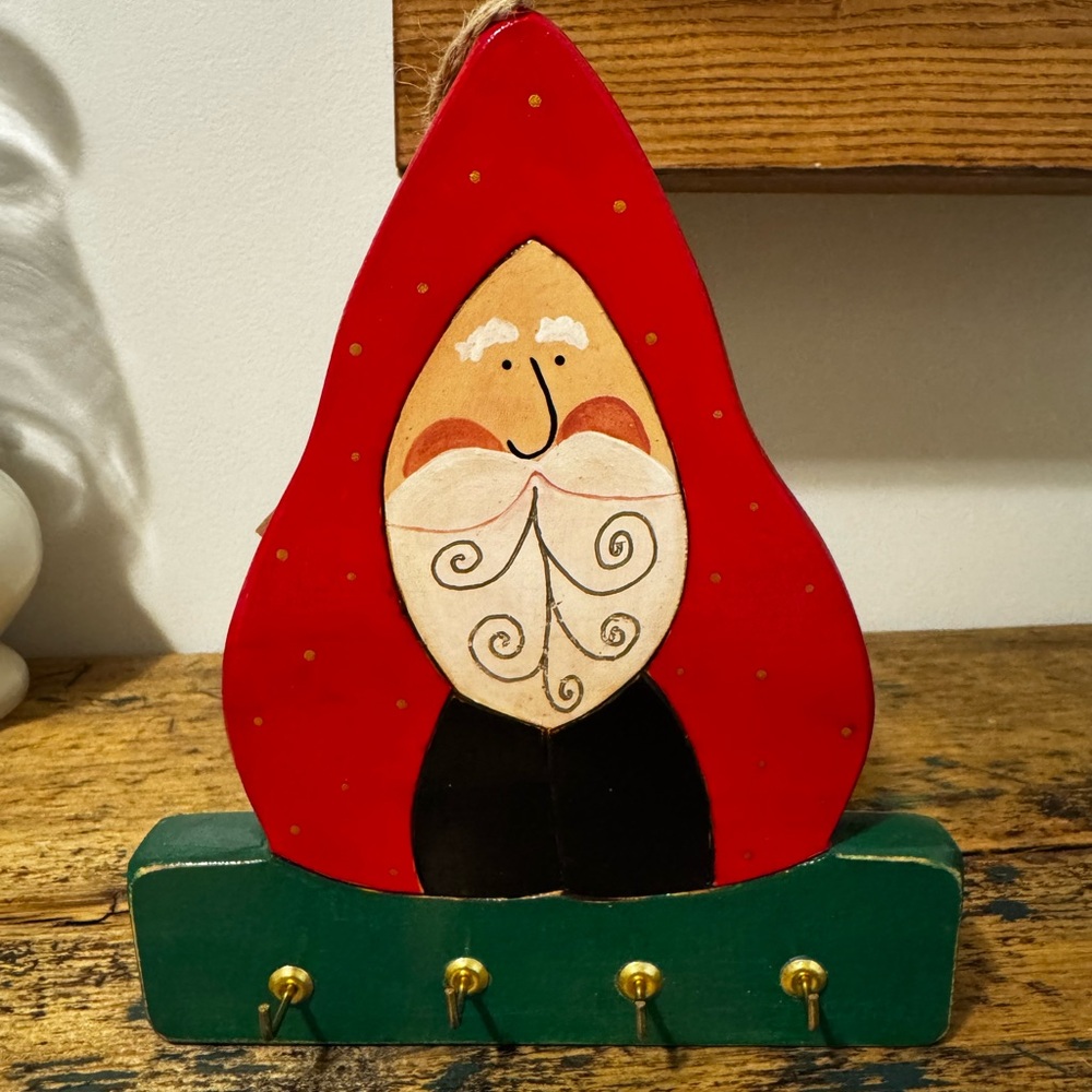 Festive Santa Key Holder